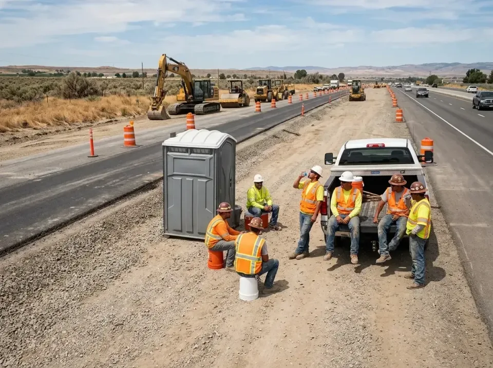 highway-road-construction-crew-007 — frequently asked questions, Porta Potty and Restroom Rentals in Dandridge, TN